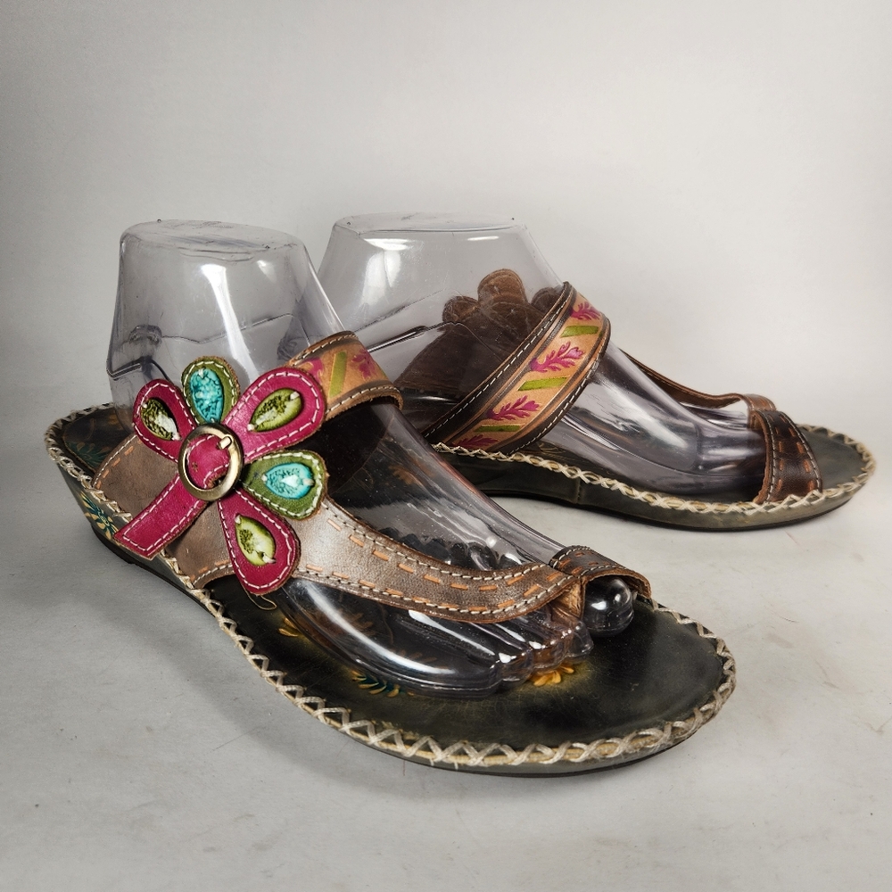 Colorful Floral Women's Sandals